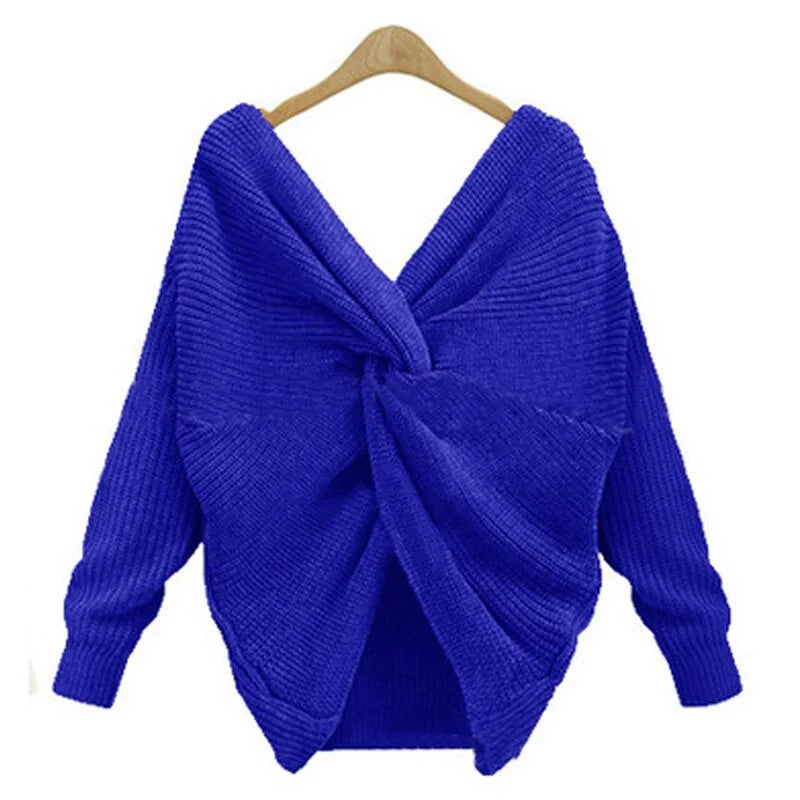 Knitted V-Neck sweater
