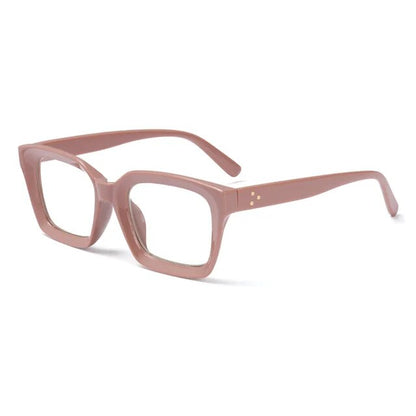 Men Women Fashion Oversized Square Reading Glasses Large Frame Eyeglasses