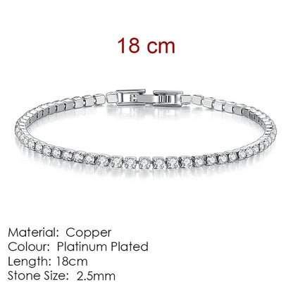 Fashion Multicolor Tennis Bracelet for Women