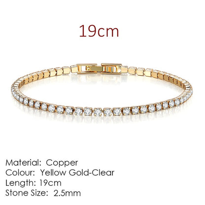 Fashion Multicolor Tennis Bracelet for Women