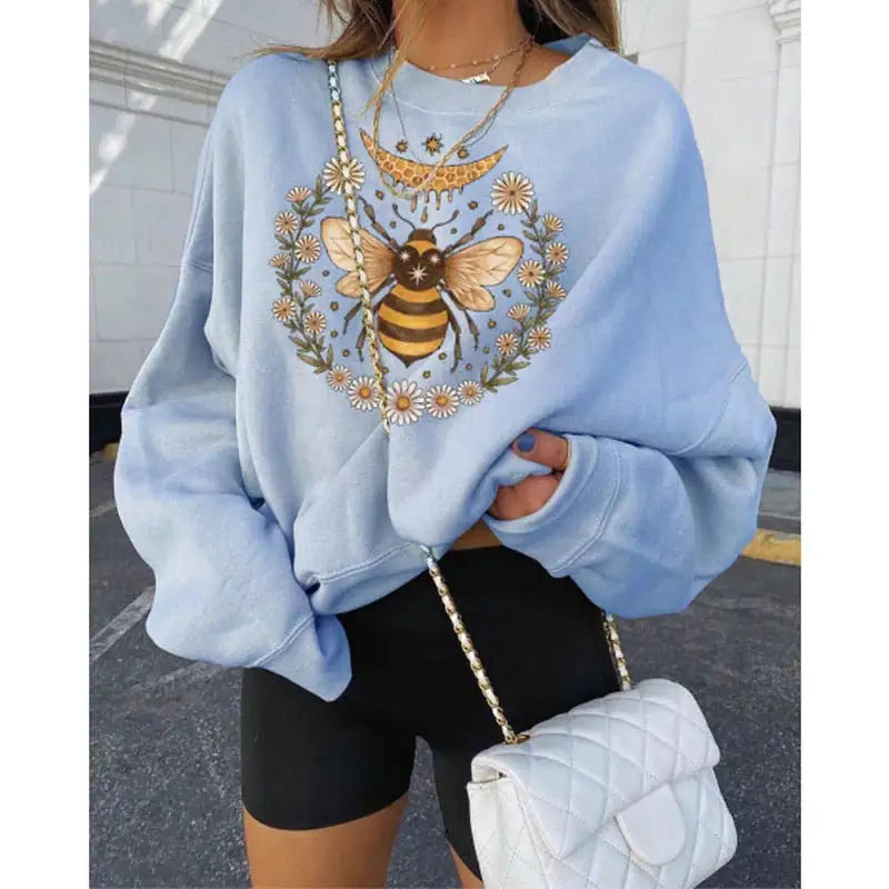 Bee Caring Graphic Sweatshirt