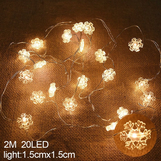 Snowflakes LED Christmas Lights