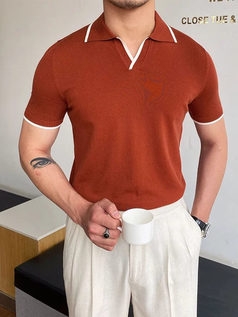 Summer Men's Fashion Polo Shirts