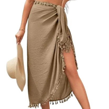 Womens Long Beach Cover Up Sarong