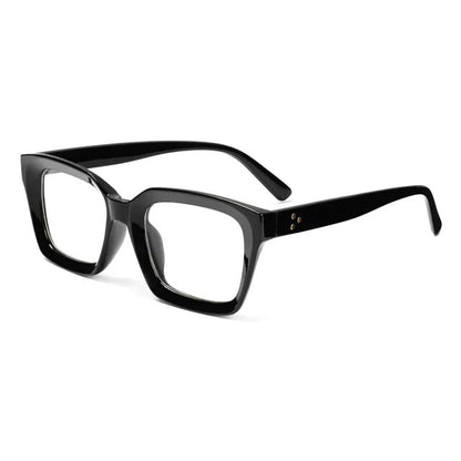 Men Women Fashion Oversized Square Reading Glasses Large Frame Eyeglasses