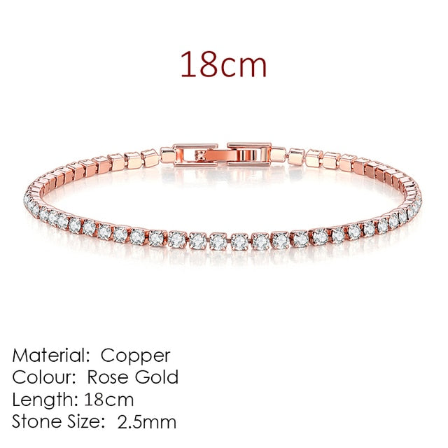 Fashion Multicolor Tennis Bracelet for Women