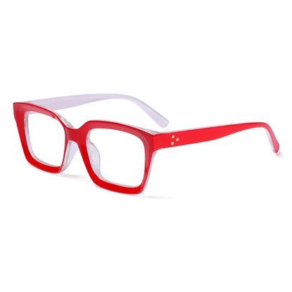 Men Women Fashion Oversized Square Reading Glasses Large Frame Eyeglasses