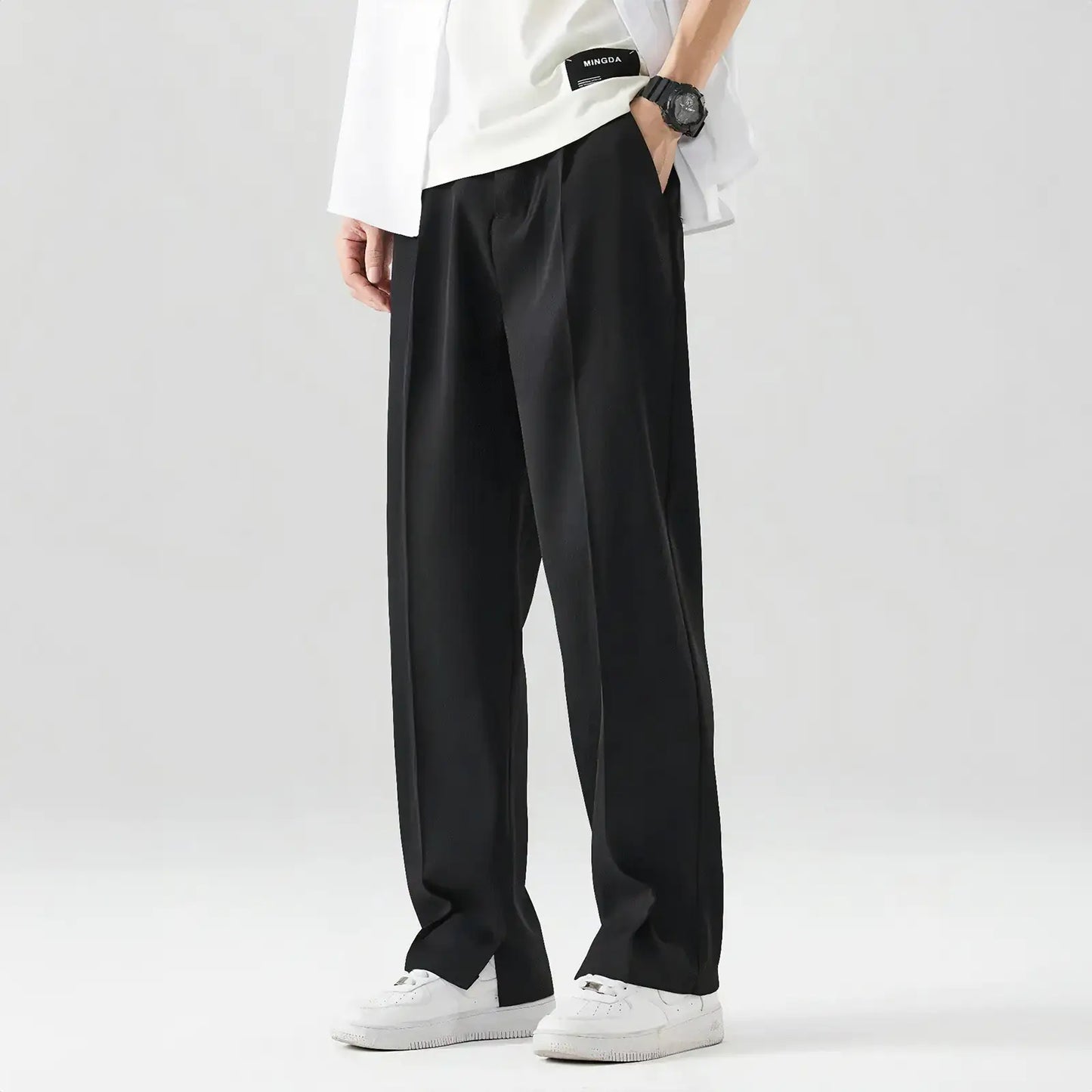 Straight Leg Smart Trousers