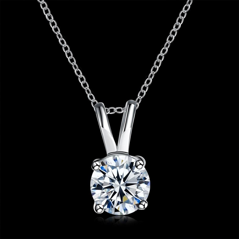 10Ct Tennis Bracelet + Halo Earring+ Necklace With  Crystals - 5 Piece Set with Luxe Box - 18K White Gold ITALY Design