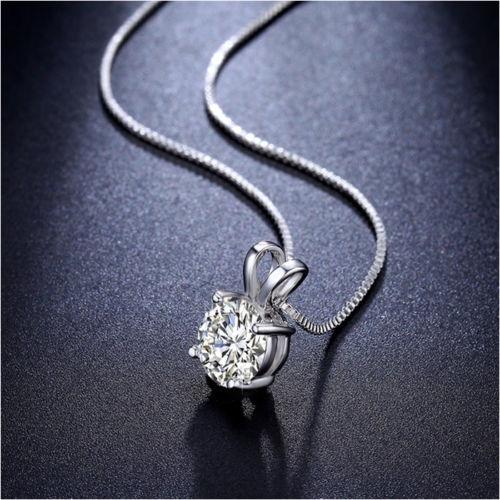 10Ct Tennis Bracelet + Halo Earring+ Necklace With  Crystals - 5 Piece Set with Luxe Box - 18K White Gold ITALY Design
